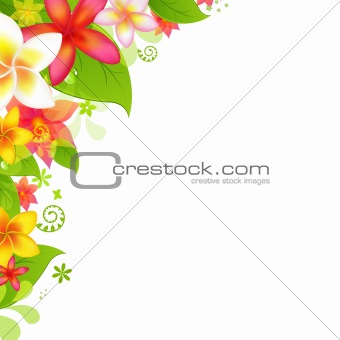 Natural Background With Flower