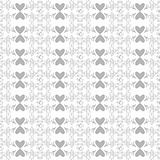 Seamless floral and heart pattern