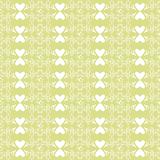 Seamless floral and heart pattern