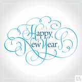 new year hand lettering (vector)