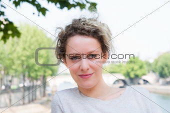 smiling young attractive woman