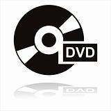 black dvd icon