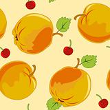seamless pattern with apple