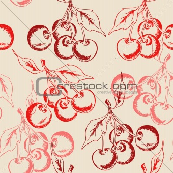 cherry seamless pattern