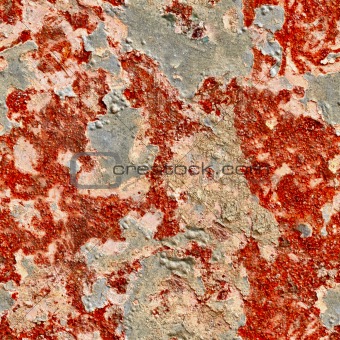 Seamless texture - old paint rusty surface