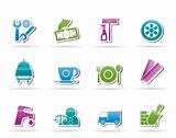 Services and business icons