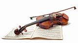 violin and sheet music