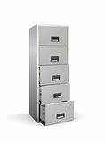 File cabinet standing