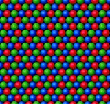 Red, Green and Blue spheres