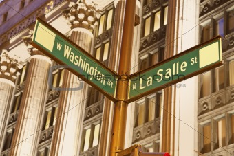 Intersection of Washington and La Salle