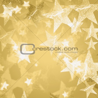 golden and white stars