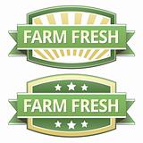 Farm fresh food label