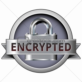 Encrypted on security button