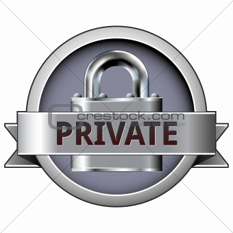 Private on security button