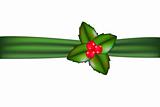 Ribbon And Holly Berry