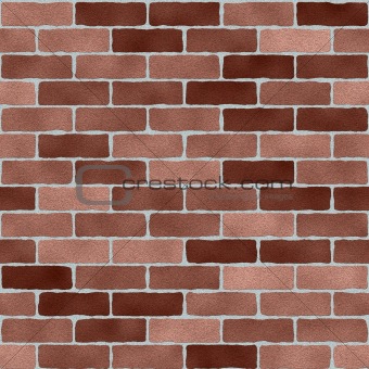 Brick wall seamless tile