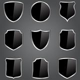 Vector Black Shields