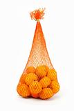 Sack of mandarin oranges 