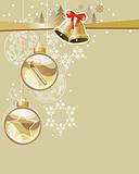 Pastel Christmas greeting card