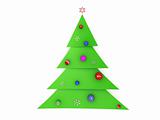 3D christmas tree 