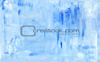 Blue abstract painting background