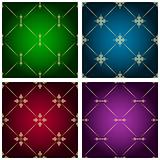vector set of vintage seamless patterns