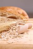 Oats and fresh bread