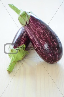 Pair of eggplant
