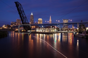 Boat on Cuyahoga River
