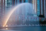 Fountain by Chicago River 