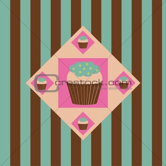 colorful cakes background