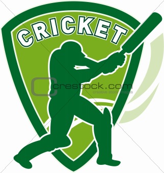 cricket player batsman batting shield