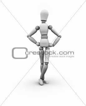 Mannequin Standing, Hands on Hips