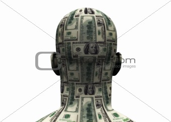 Head Made of Money