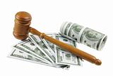 Gavel and Dollar Notes 