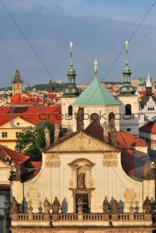 Prague. Klementinum and  St.Salvatore Cathedral  