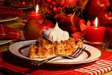 Apple crumble pie for the holidays