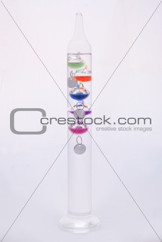 Colourful Glass Thermometer