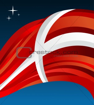 Denmark flag illustration background