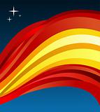 Spain flag illustration background