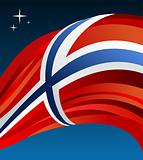 Norway flag vector illustration