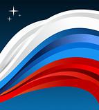 Russia flag illustration