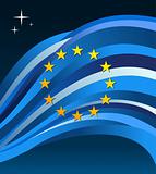 European Union flag illustration background