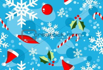 Christmas winter style elements background