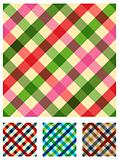 Multicolored tablecloth texture pattern