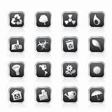 Ecology and Recycling icons