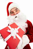 Santa with giftbox