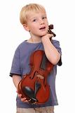 Boy with violin