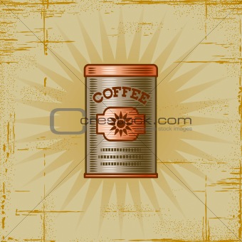Retro Coffee Can