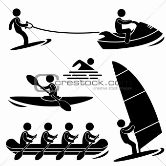 Water Sea Sport Skurfing Rafting